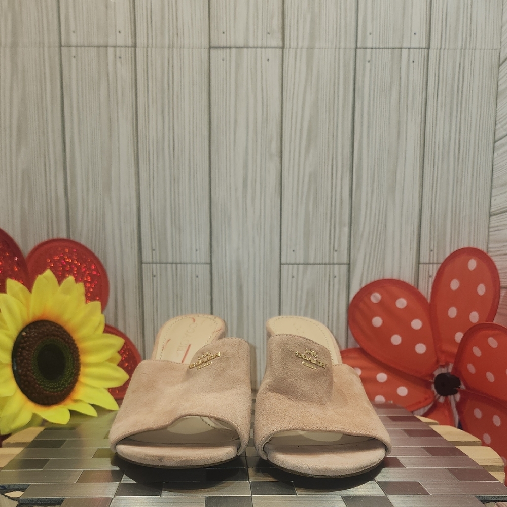 Coach Rosa Pink Women's Mules - Picture 2 of 12